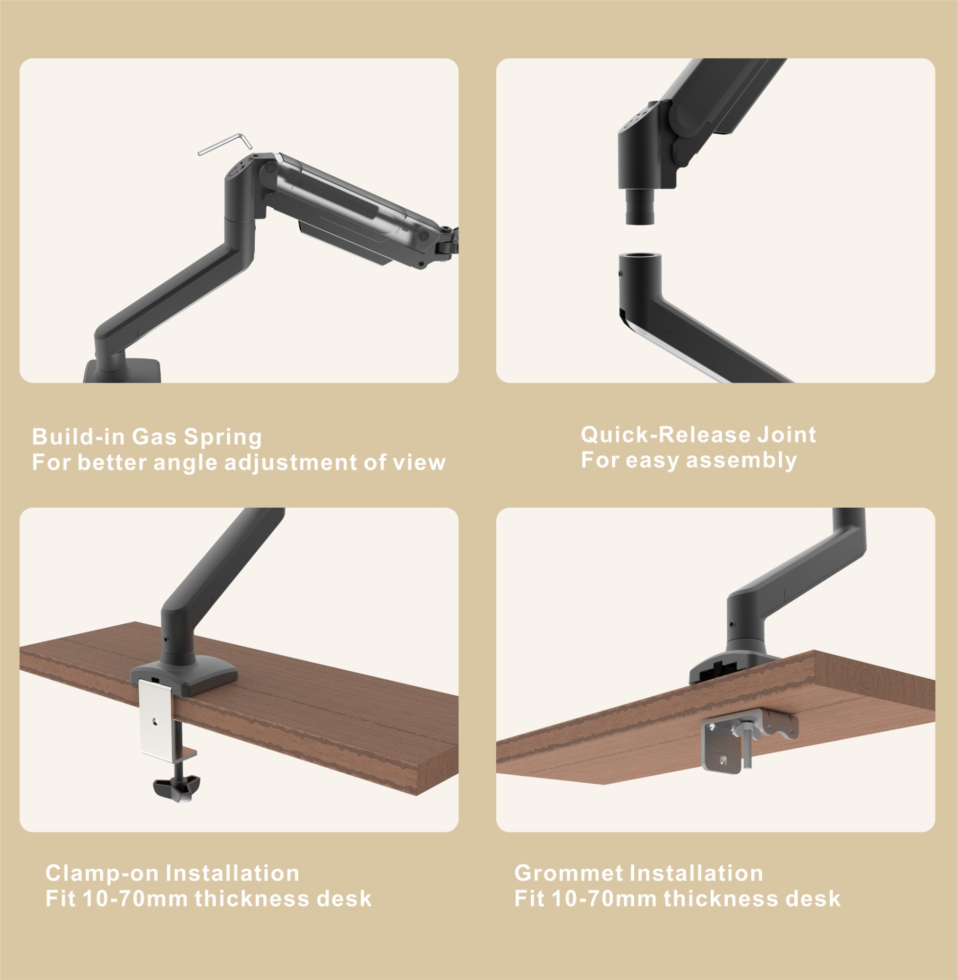 Avynity Bridge gas spring features